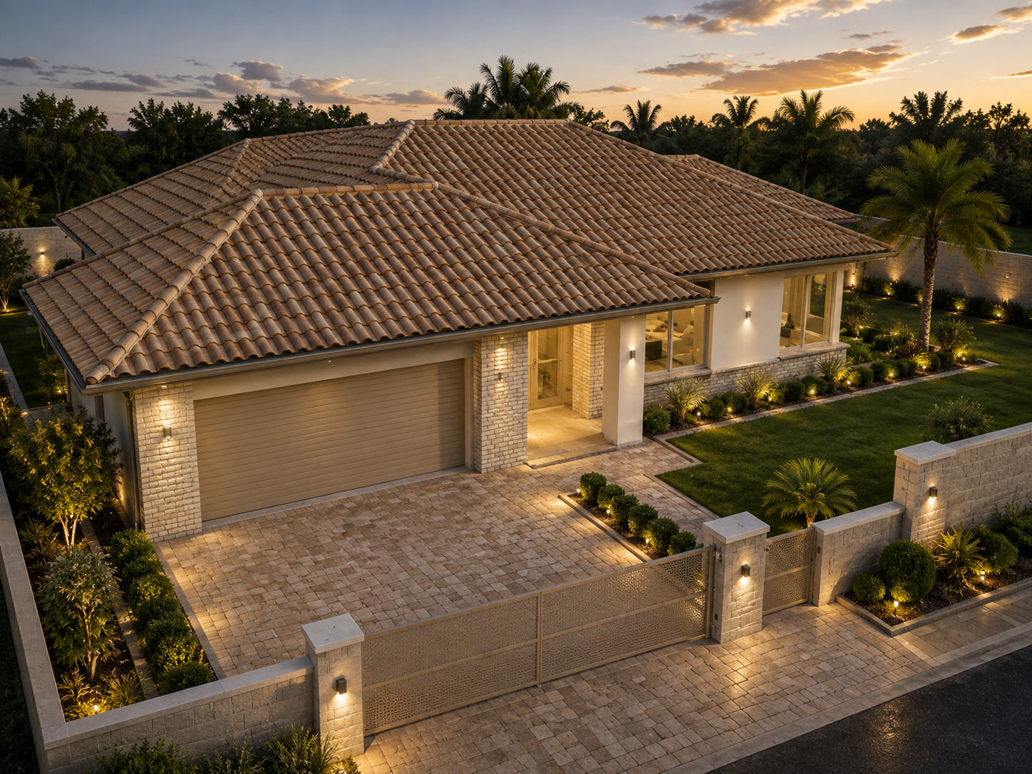 Elegantný 4-izbový rodinný dom v stredomorskom štýle vo Florida Villa Park – fotografia 1