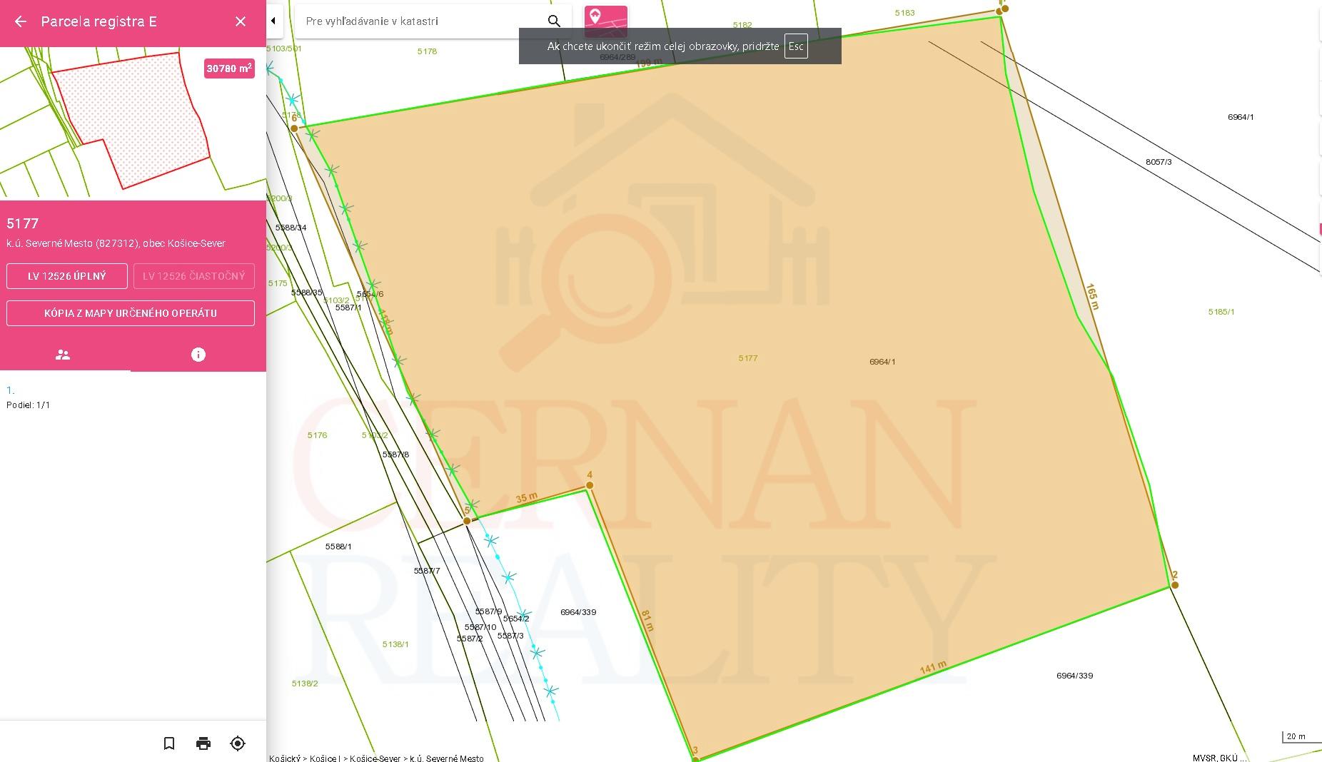 Vhodné pre developera – 30780 m2 pozemok intravilán Bankov, Košice – Sever – fotografia 4