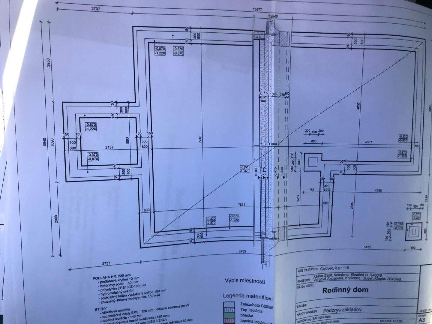 Predaj - stavebný pozemok na výstavbu rodinného domu s projektovou dokumentáciou v Čalovci – fotografia 3