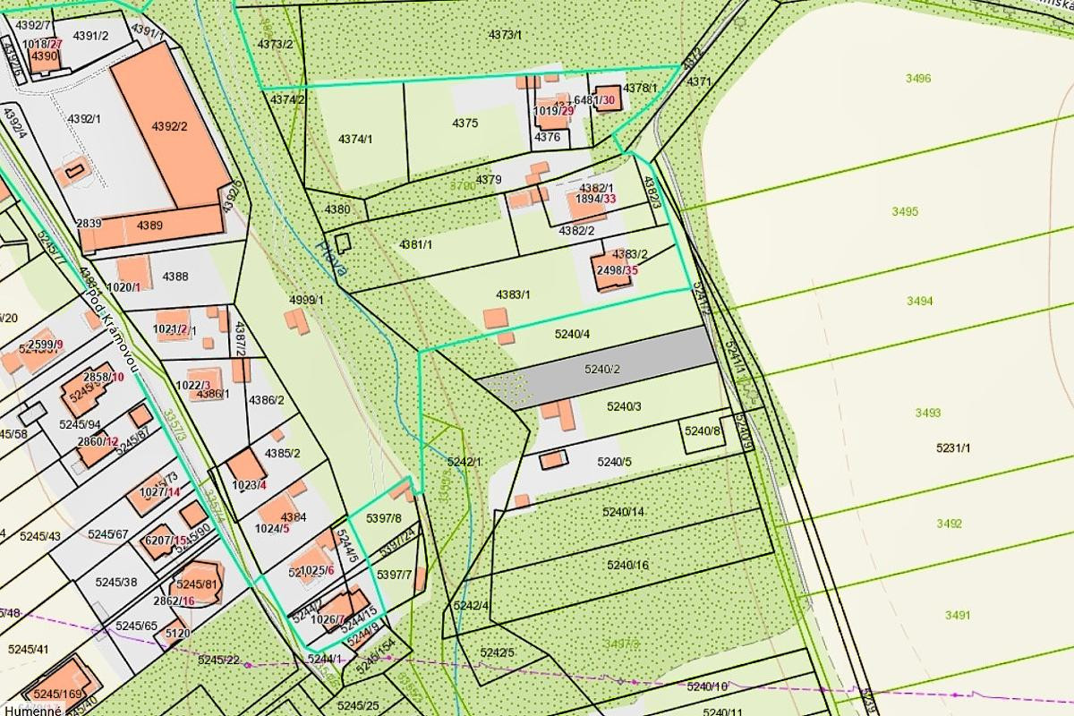 Pozemok v Humennom s investičným potenciálom – 1 329 m² – fotografia 4