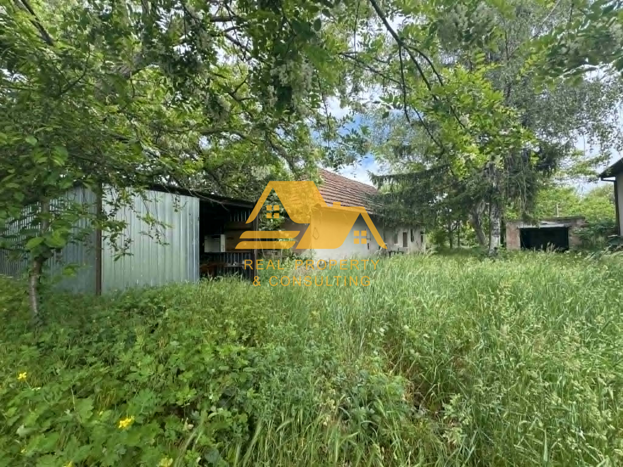 Exkluzívne! Predám rovinatý stavebný pozemok v centre obce Andovce – fotografia 3
