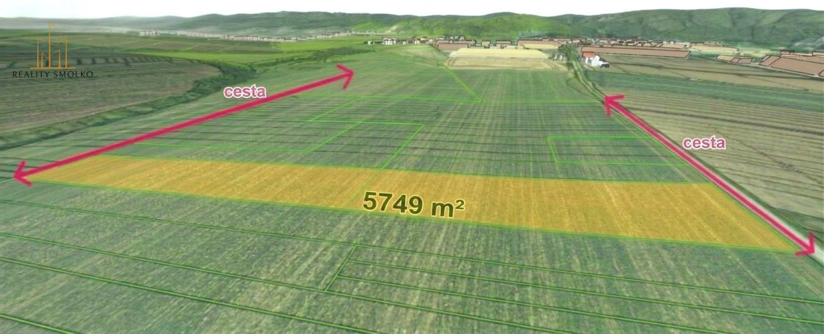 Veľký investičný pozemok pre RD v žiadanej lokalite Záborské (Prešov) – fotografia 1