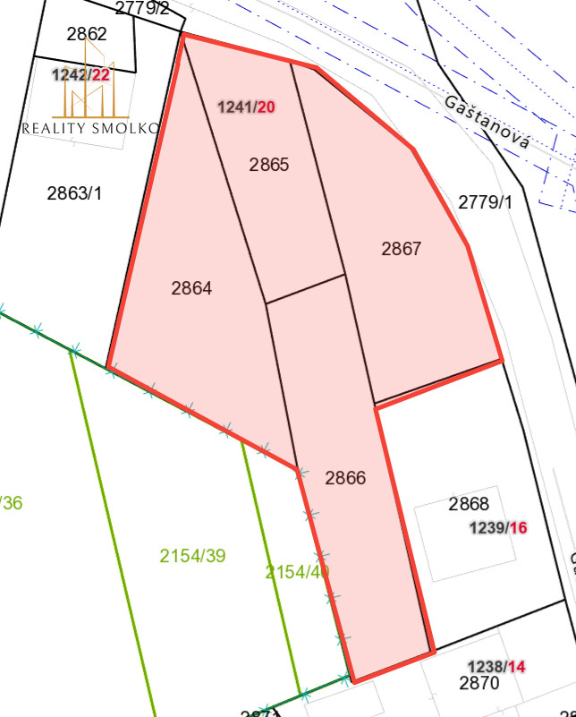 POZEMOK na výstavbu RD 2.192 m², HUMENNÉ – fotografia 4